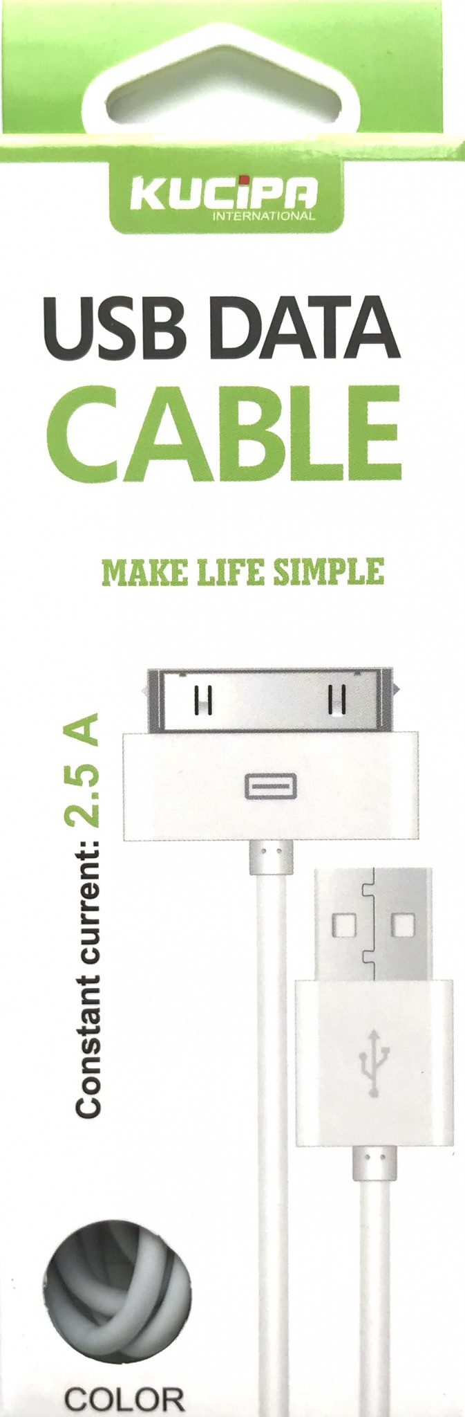 KUCIPA USB Data Cable 30 pin. IPH 4