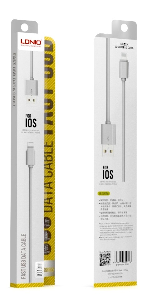 LDNIO SY - 03 Charge/Data Sync Cable - Lightning