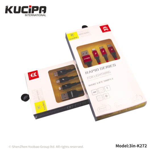 KUCIPA RAPID SERIES Charge/Data Cables 3 IN 1 - Image 2